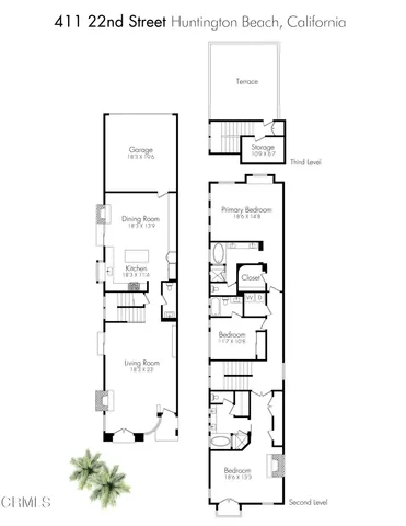 $2,299,000 | 411 22nd Street, Huntington Beach, CA 92648