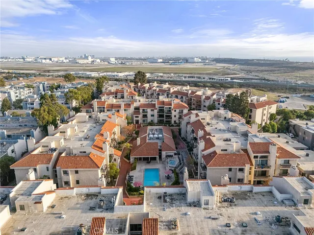 an aerial view of multiple houses