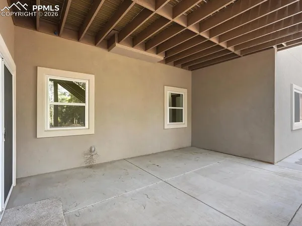 a view of an empty room