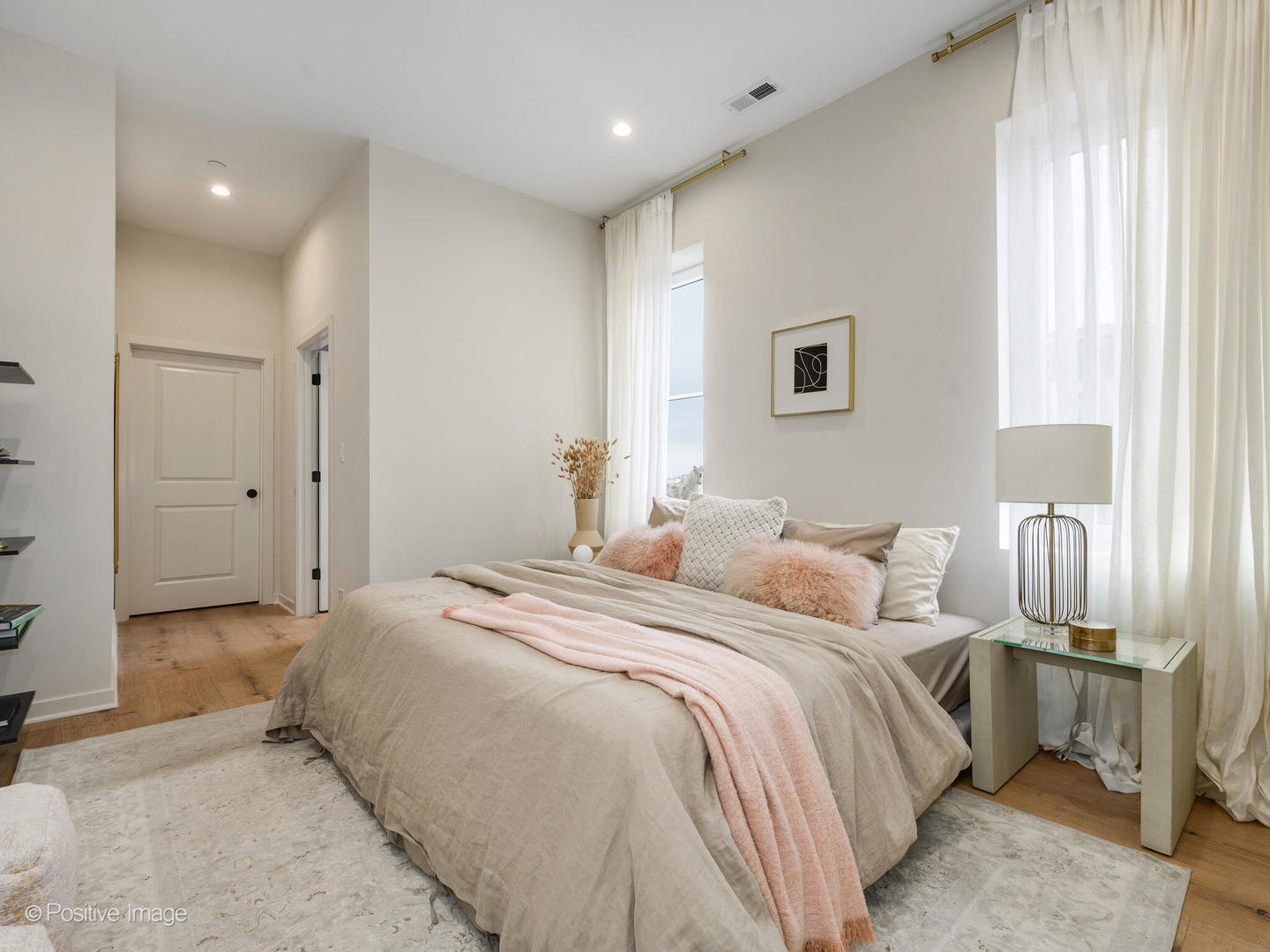 2801 Thatcher Avenue, Unit 303 River Grove, IL 60171 - Photo 9 of 33 a bedroom with a bed and a window