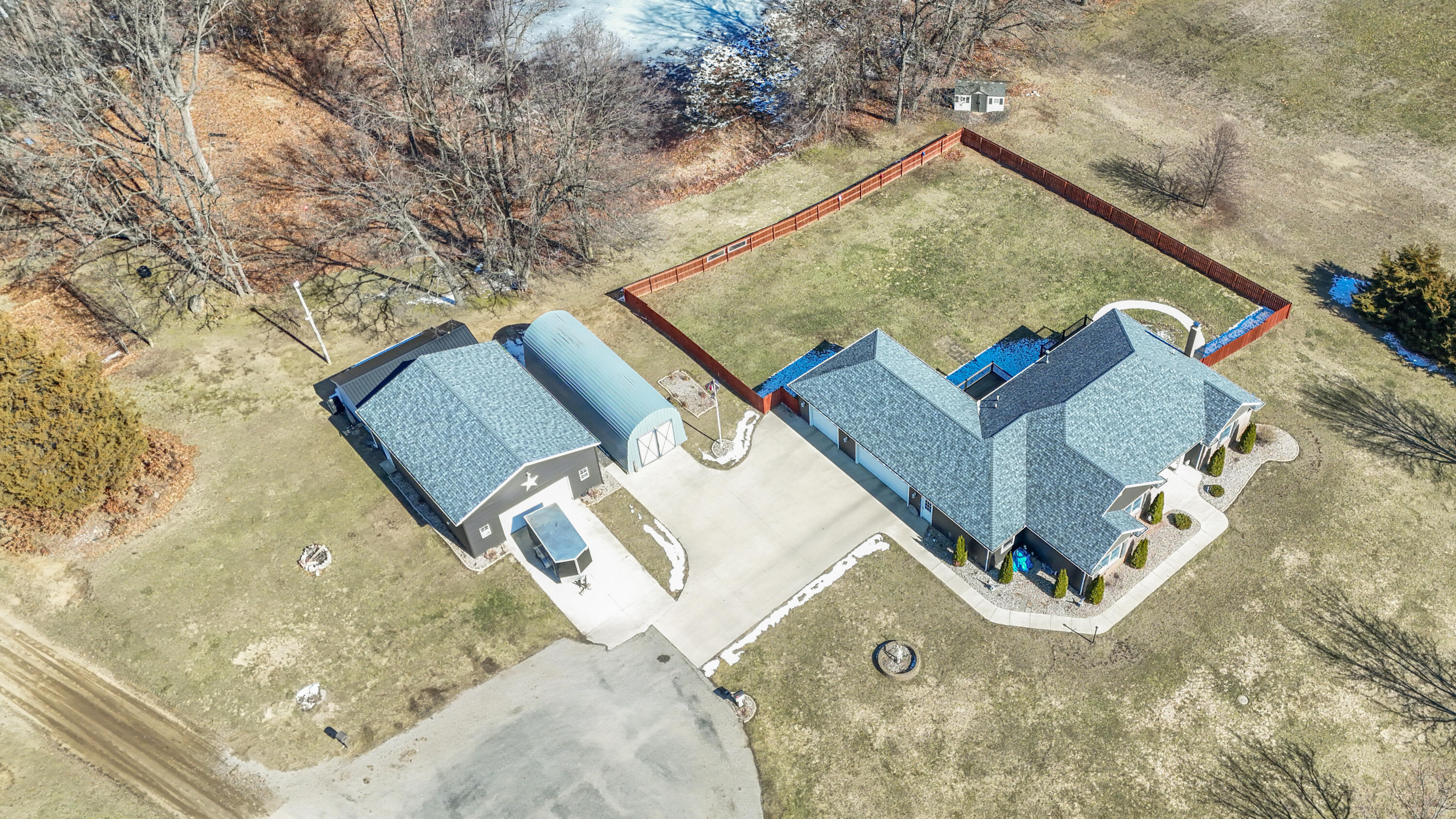 17700 Brad Lane Three Rivers, MI 49093 - Photo 17 of 89 Brad Ln Drone-17