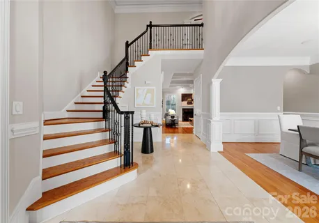 a view of entryway and hall