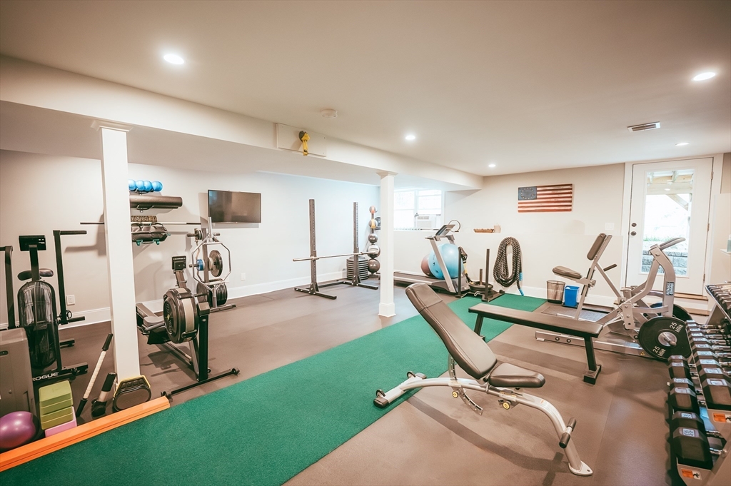 1 Proctor Street Natick, MA 01760 - Photo 20 of 23 a view of a room with gym equipment