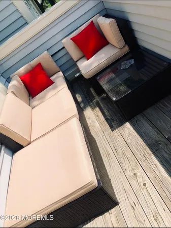 a view of sitting area in the balcony
