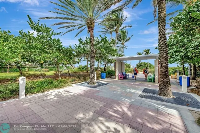 a view of ocean view with beach