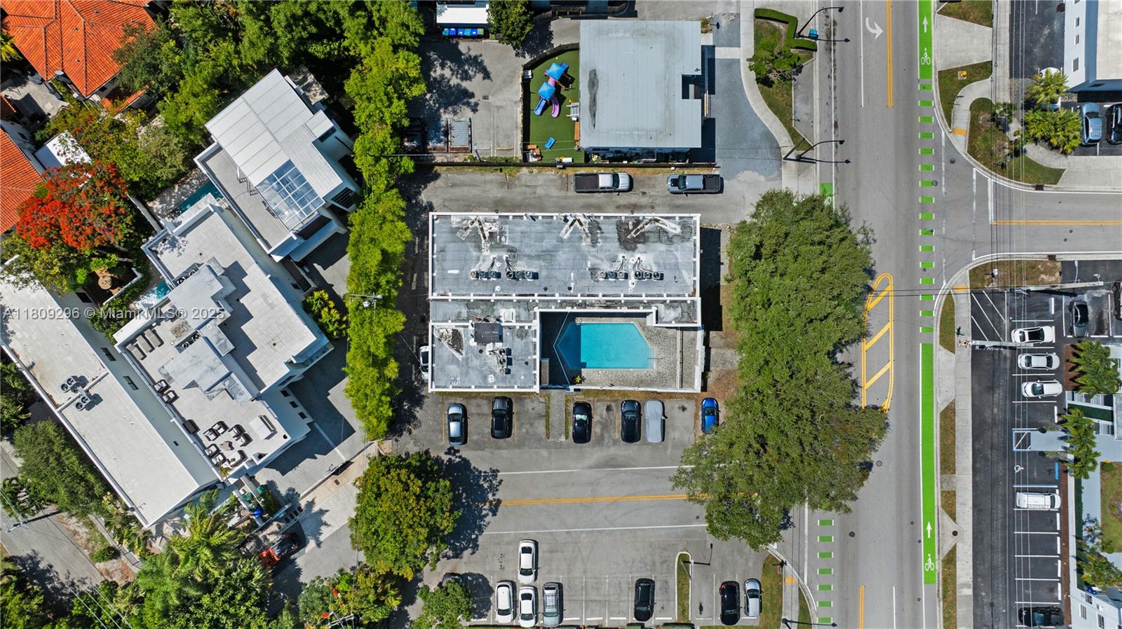3101 Southwest 27th Avenue, Unit 203 Miami, FL 33133 - Photo 21 of 25 an aerial view of a house with outdoor space