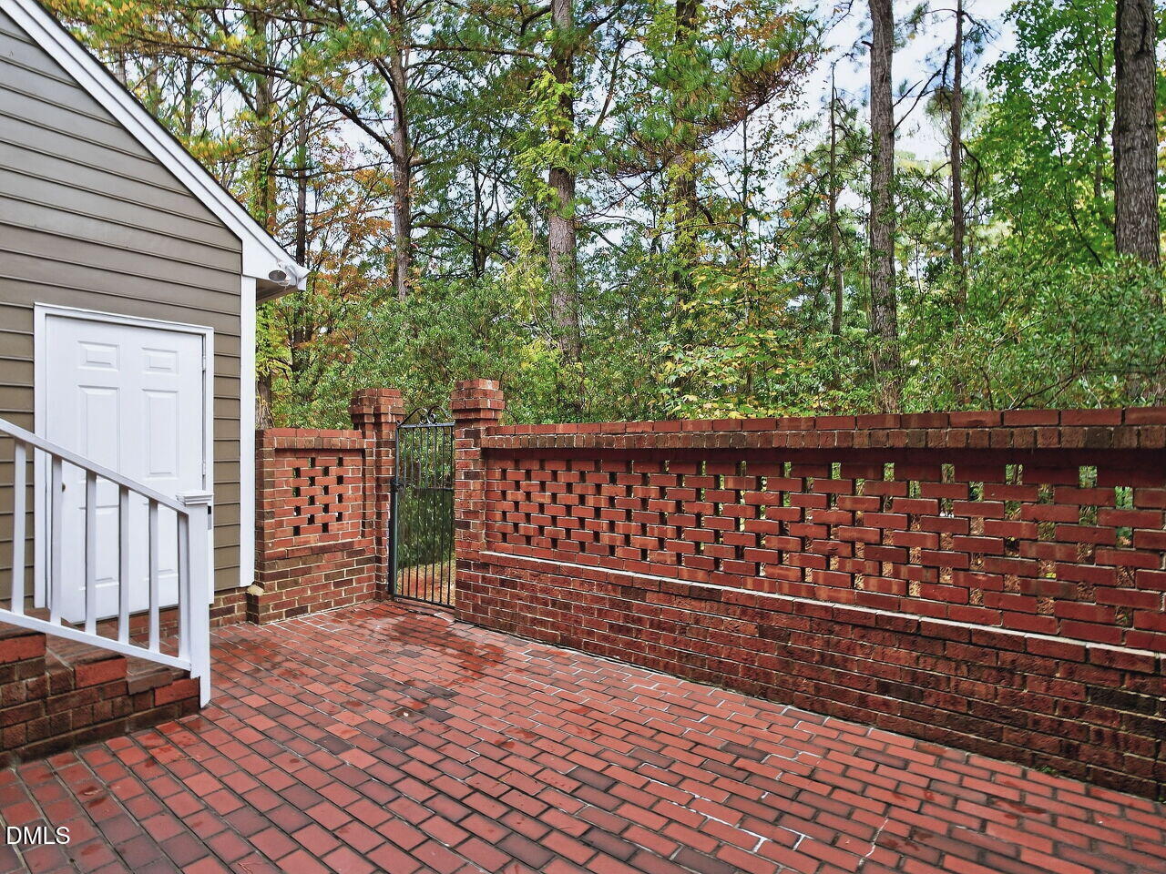 6113 Shelton Court Raleigh, NC 27609 - Photo 20 of 27 Brick Patio back