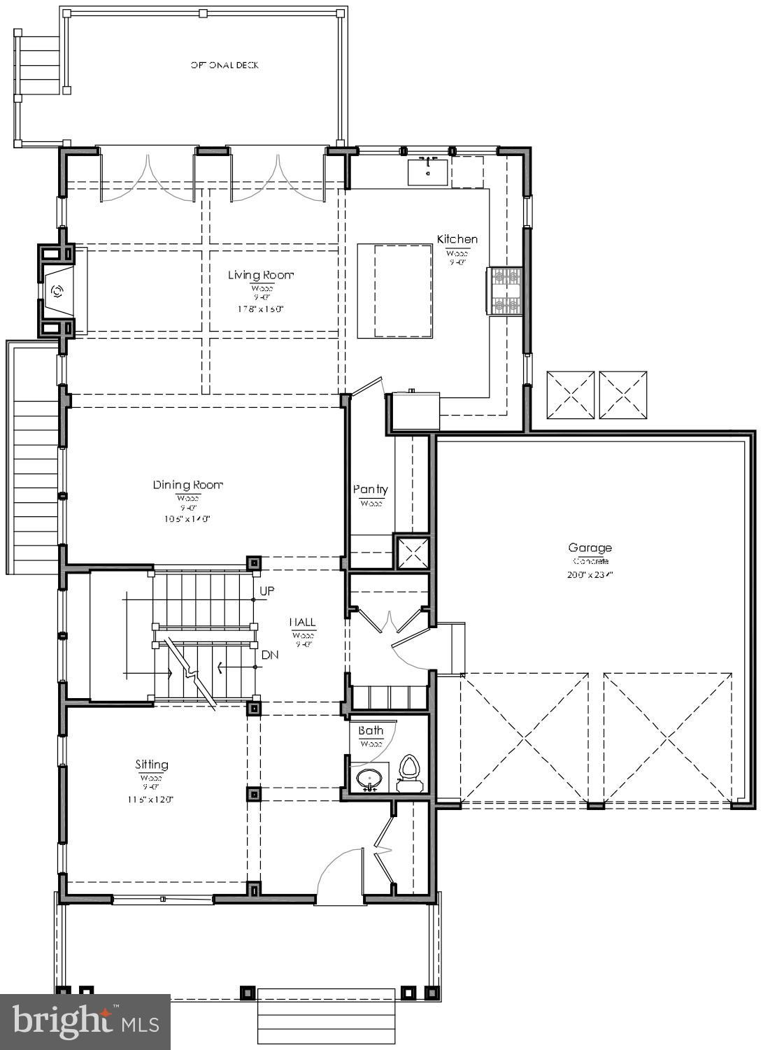 10338 Parkman Road Silver Spring, MD 20903 - Photo 2 of 4 Main Floor Floorplan