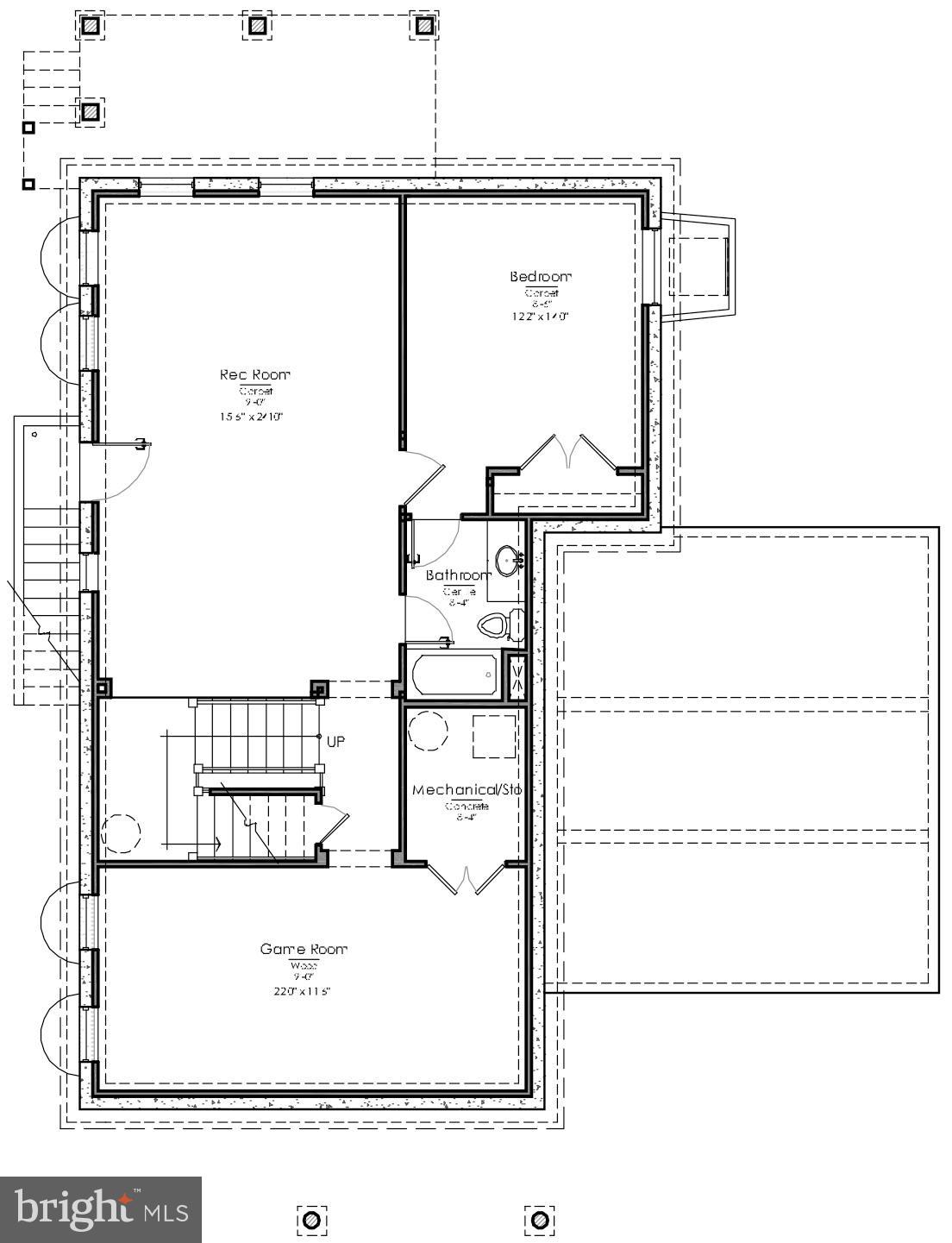 10338 Parkman Road Silver Spring, MD 20903 - Photo 4 of 4 Basement Floorplan