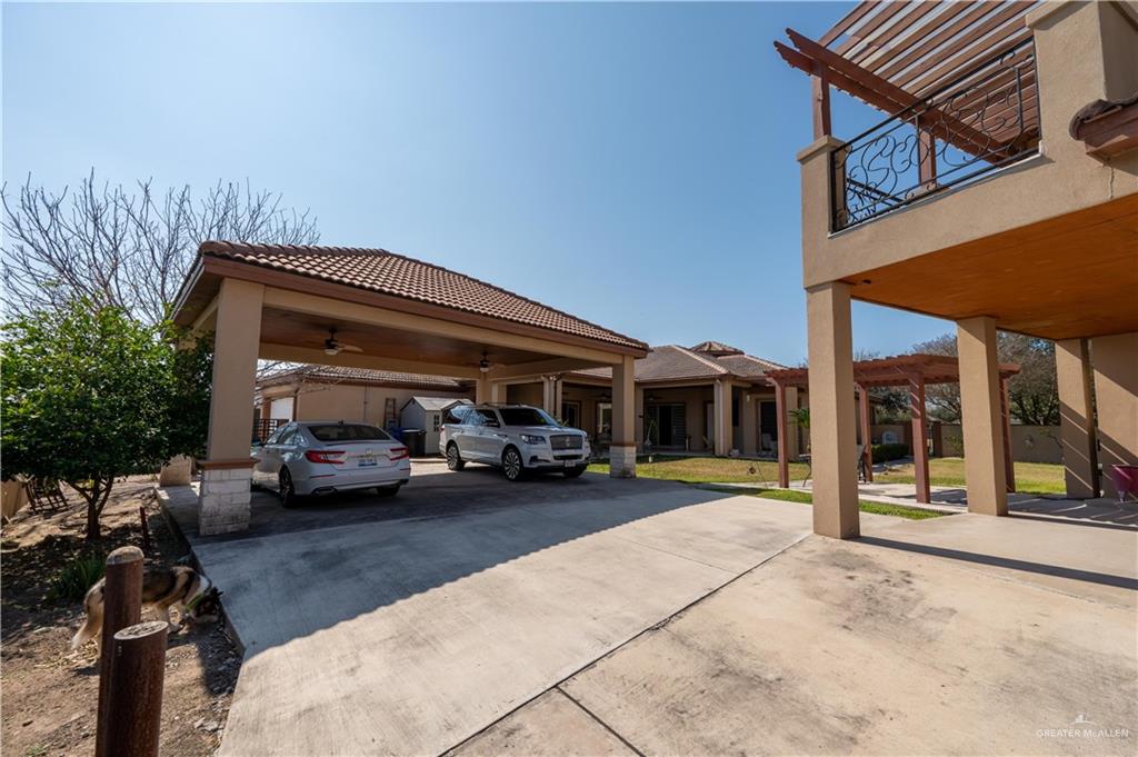 3801 South L Street McAllen, TX 78503 - Photo 33 of 38 a view of a car park in front of house