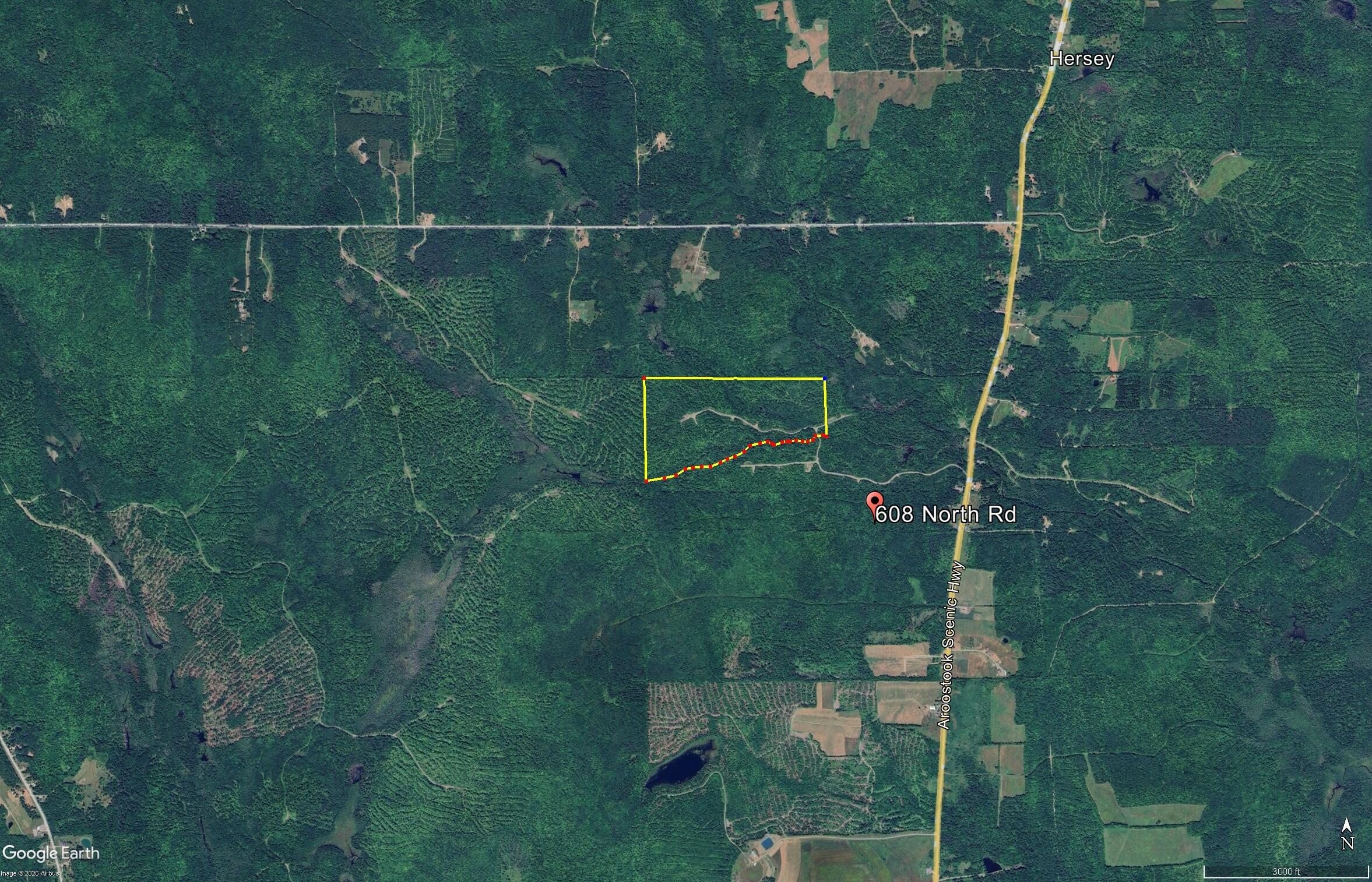 Off Off North Rd Mount Mount Chase, ME 04765 - Photo 2 of 23 mount chase 105 aerial 2