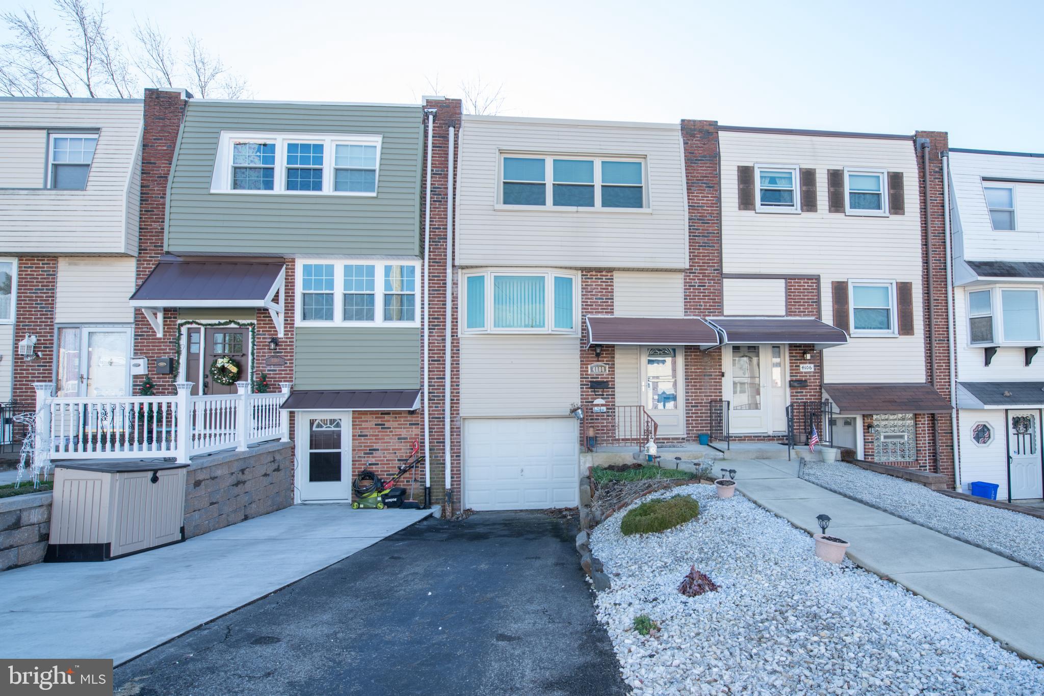 4108 Whiting Road Philadelphia, PA 19154 - Photo 1 of 29 Exterior Front, Long Driveway & Garage