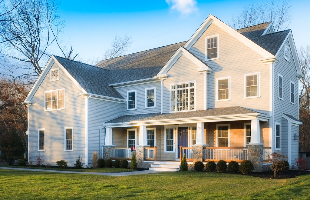 30 Michael Road Wayland, MA 01778 - Photo 1 of 24 a front view of a house with a yard