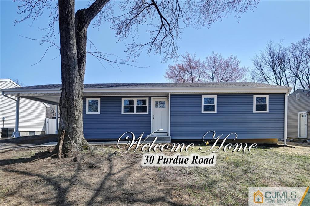 30 Purdue Road Old Bridge, NJ 08859 - Photo 1 of 25 a view of a house with a yard
