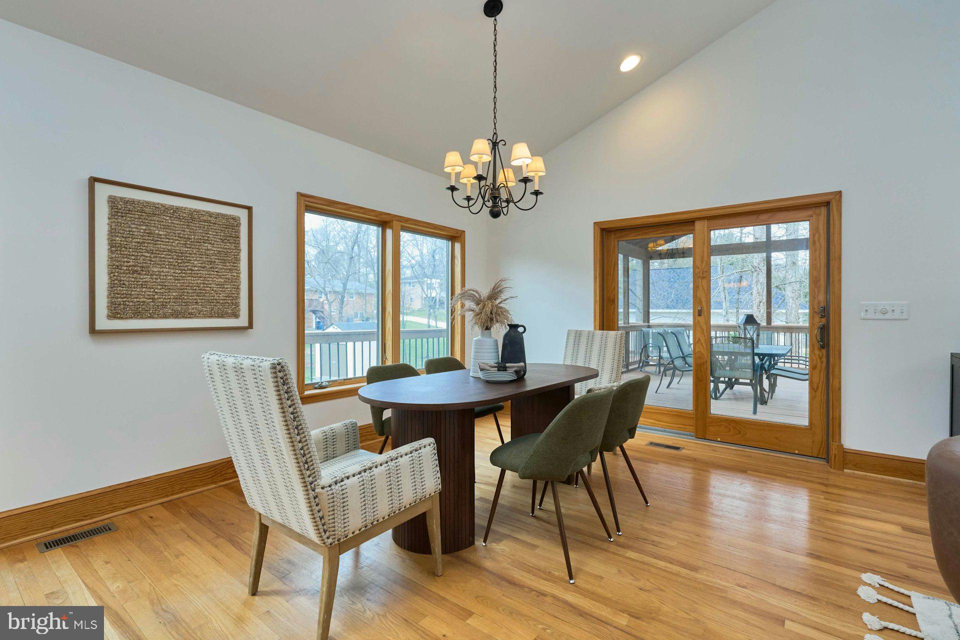 6586 Braddock Road Alexandria, VA 22312 - Photo 17 of 57 Table space in family room for meals or games