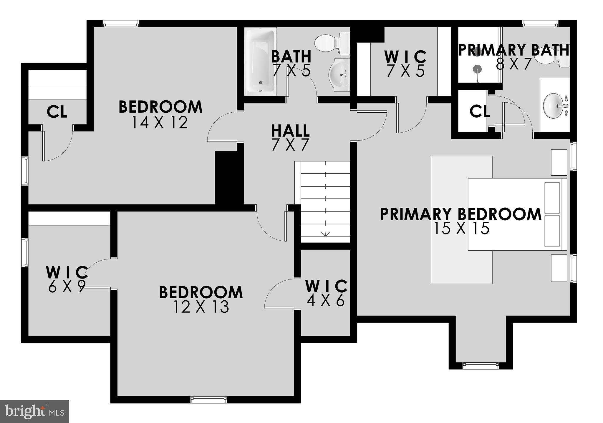 6586 Braddock Road Alexandria, VA 22312 - Photo 56 of 57 Upper Level Floor Plan