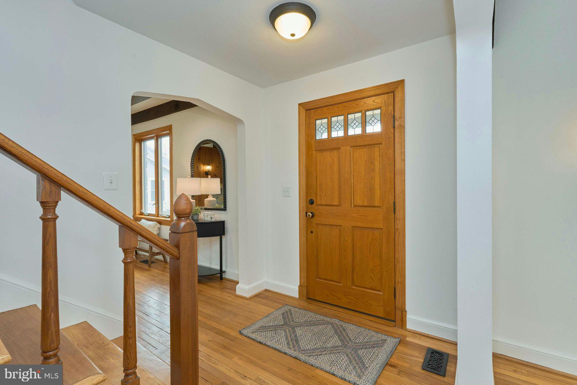 6586 Braddock Road Alexandria, VA 22312 - Photo 5 of 57 Welcoming foyer with beautiful wood door