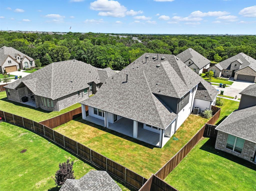 4621 Mount Vista Road Oak Point, TX 75068 - Photo 40 of 40 an aerial view of a house with pool