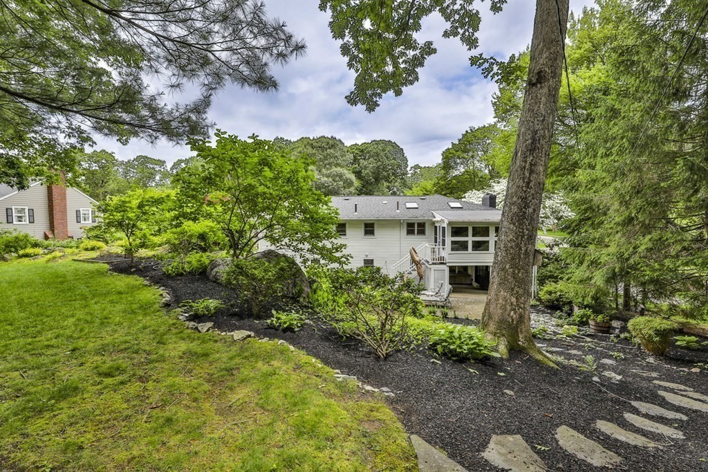 75 Valley Road Milton, MA 02186 - Photo 38 of 41 a view of a house with a garden