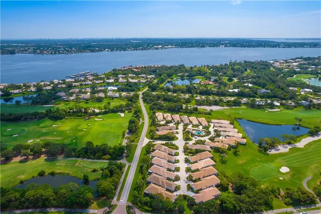 a view of a city with an ocean view