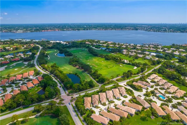 a view of lake with outdoor space