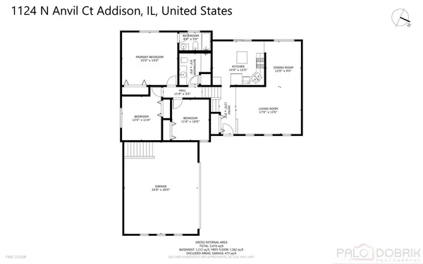 $489,900 | 1124 Anvil Court, Addison, IL 60101