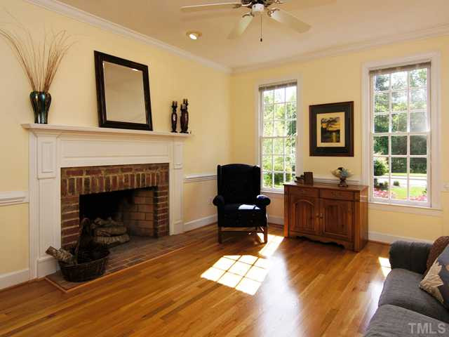 5136 Salem Ridge Road Holly Springs, NC 27540 - Photo 3 of 25 Crown and chair moldings can be found throughout the 1st floor! Living Room