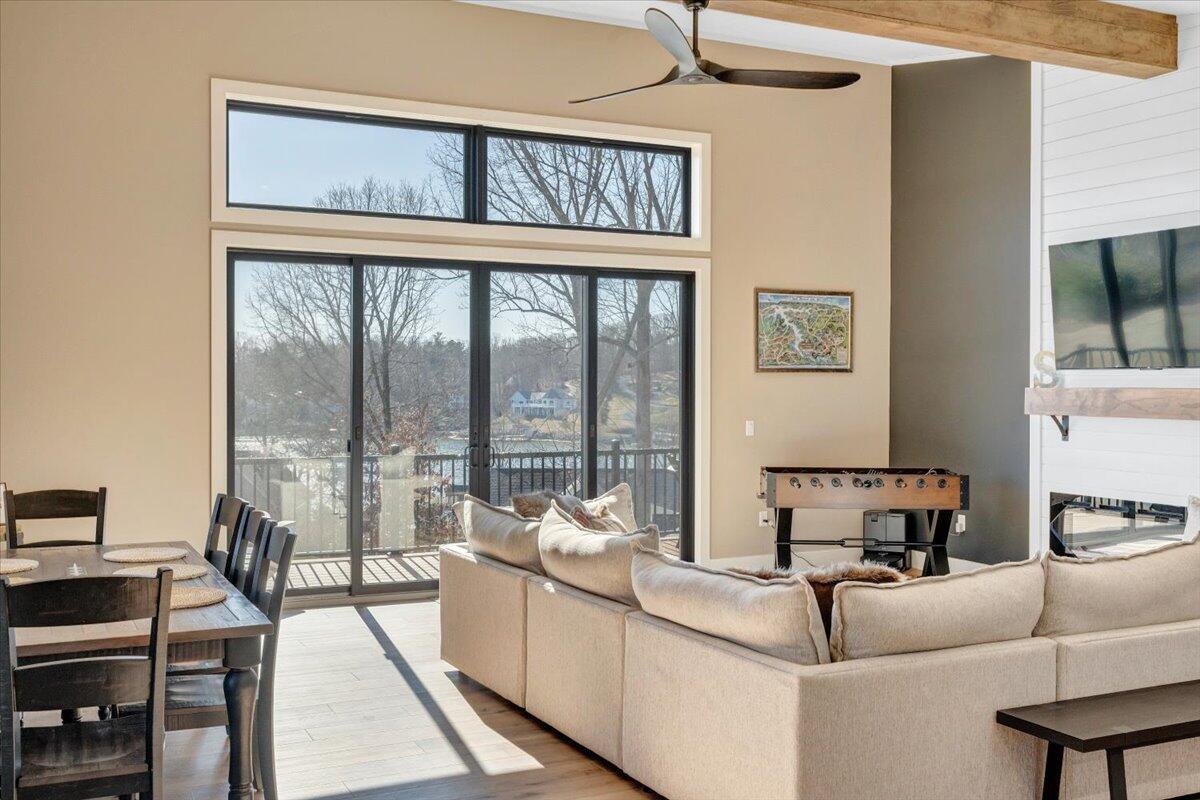 5 Reserve Road Moneta, VA 24121 - Photo 30 of 95 a living room with furniture and a flat screen tv