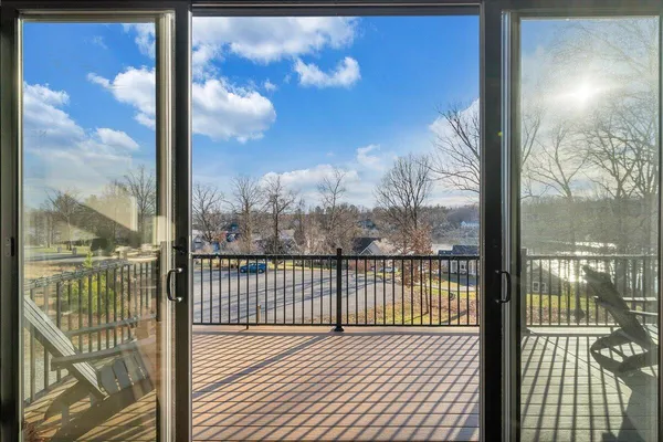 a view of a house with a swimming pool