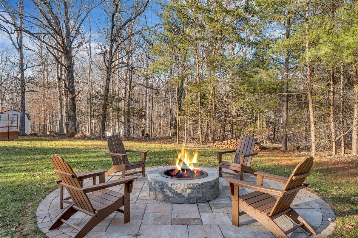 5 Reserve Road Moneta, VA 24121 - Photo 62 of 95 a backyard of a house with outdoor seating