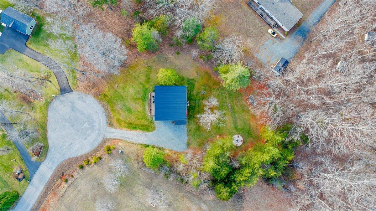 5 Reserve Road Moneta, VA 24121 - Photo 94 of 95 an aerial view of a house with a yard basket ball court