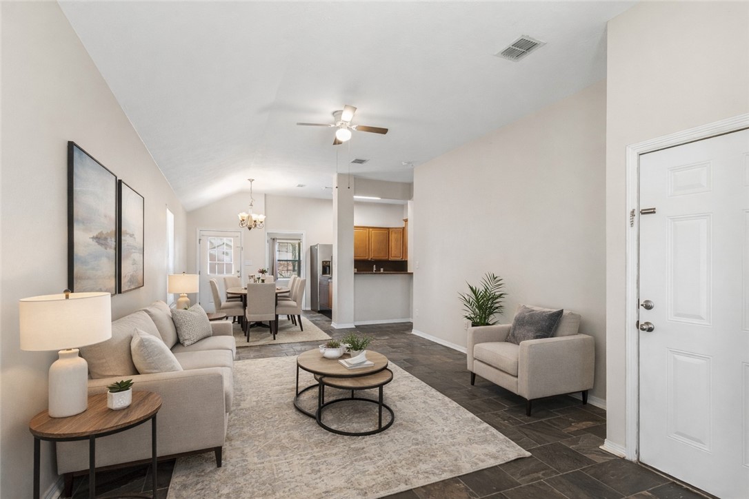 1002 Copperas Bend Caldwell, TX 77836 - Photo 3 of 22 a living room with furniture and a large window