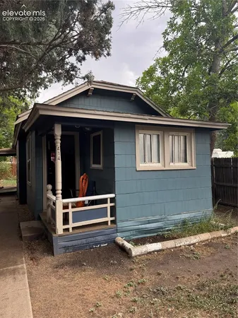 a view of house with backyard