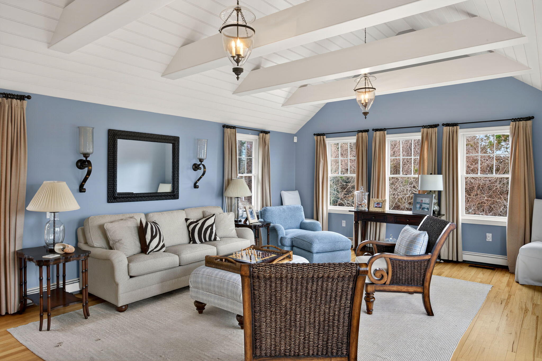 346 Morris Island Road Chatham, MA 02633 - Photo 17 of 33 a living room with furniture and a large window