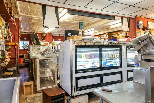 a room with storage and utility