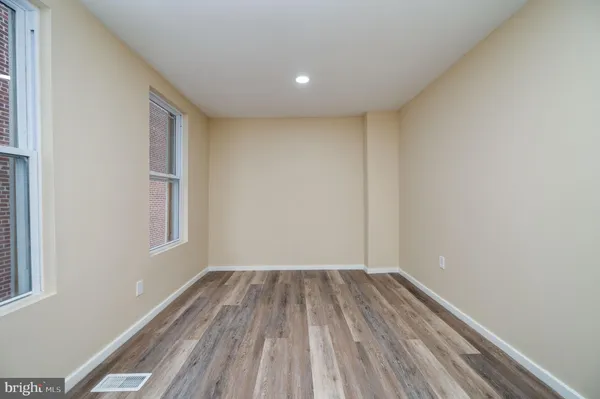 a view of wooden floor in a room