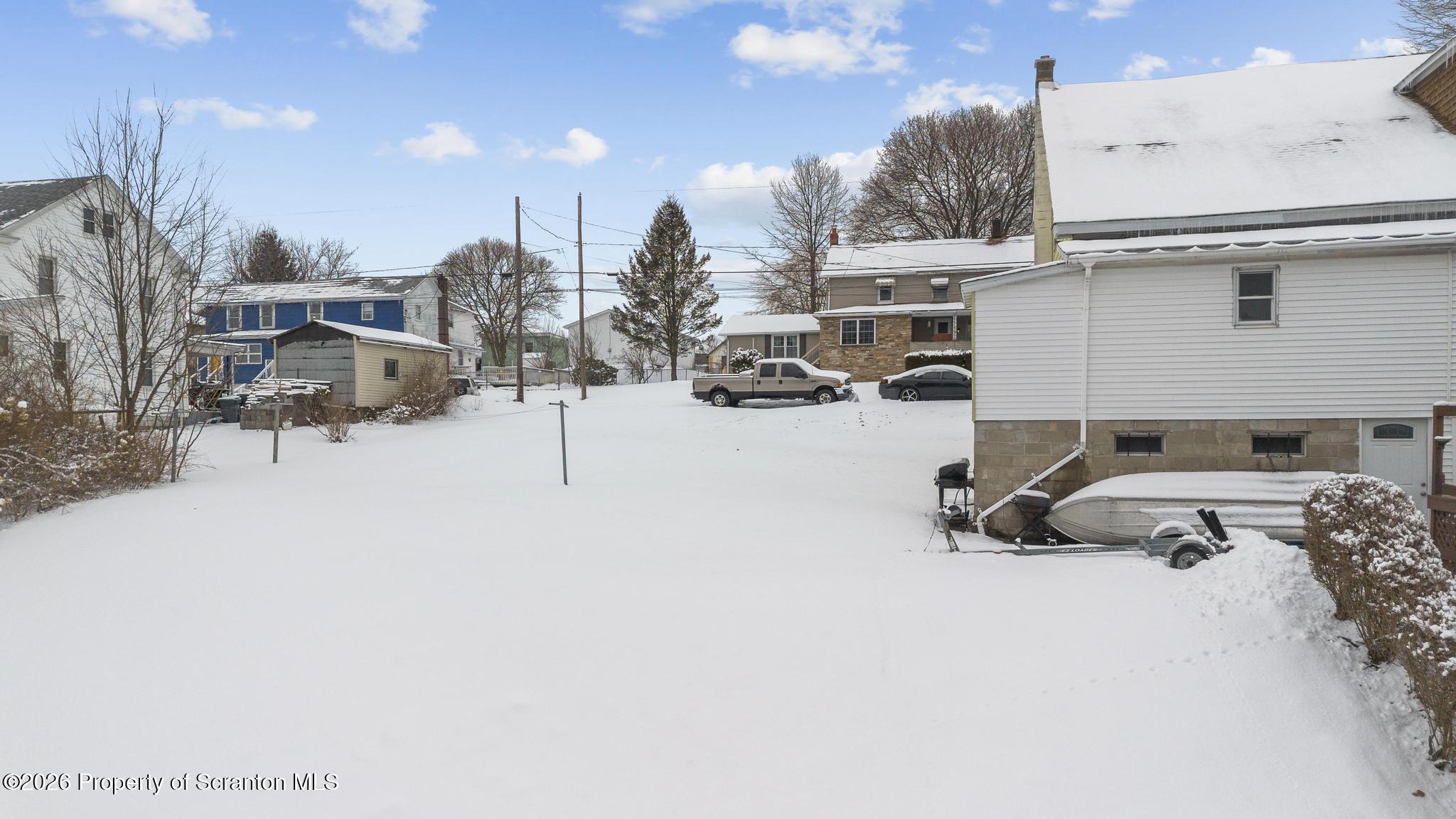 812 Old Street Hazleton, PA 18202 - Photo 27 of 29 a view of a backyard of the house