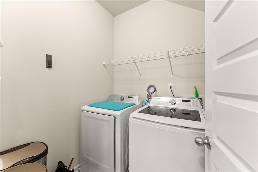 3914 Prospect Point Drive Oakwood, GA 30566 - Photo 6 of 30 a utility room with dryer and washer