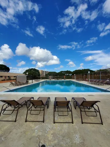 a view of a lake with outdoor space
