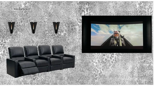 a living room with couches and a flat screen tv