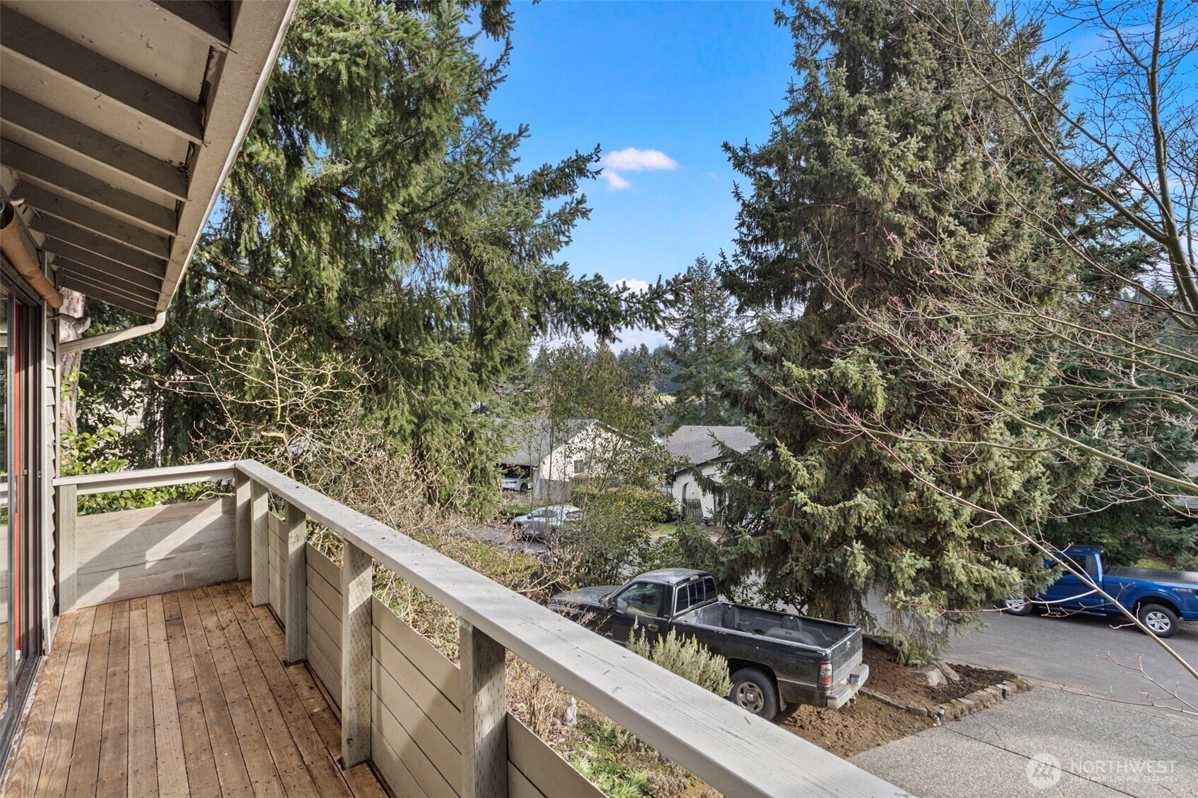 32321 44th Place Southwest Federal Way, WA 98023 - Photo 12 of 37 a view of balcony with wooden floor and seating space