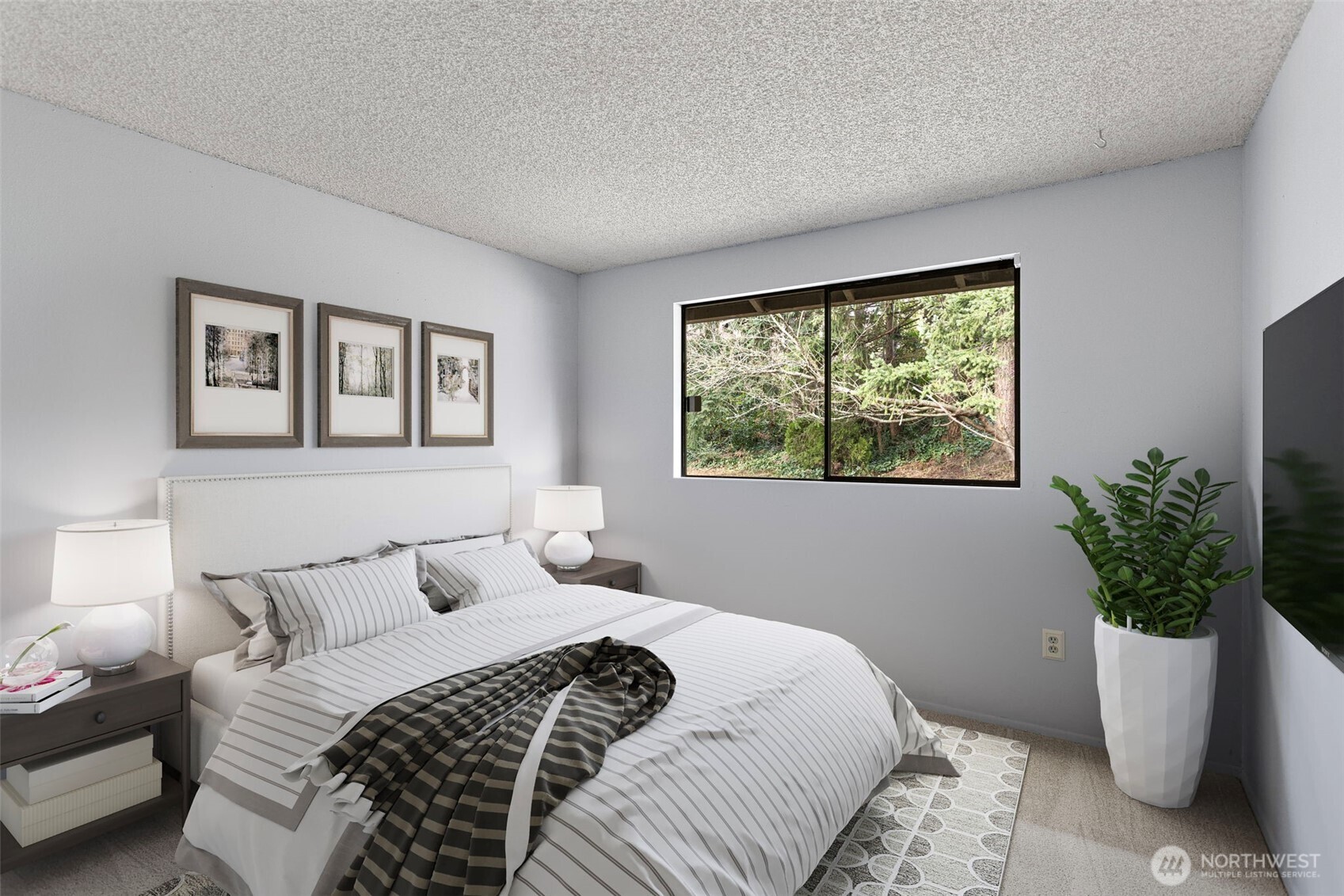 32321 44th Place Southwest Federal Way, WA 98023 - Photo 18 of 37 a bedroom with a bed and a window