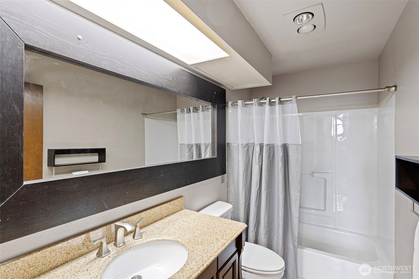 32321 44th Place Southwest Federal Way, WA 98023 - Photo 26 of 37 a bathroom with a granite countertop sink toilet and shower