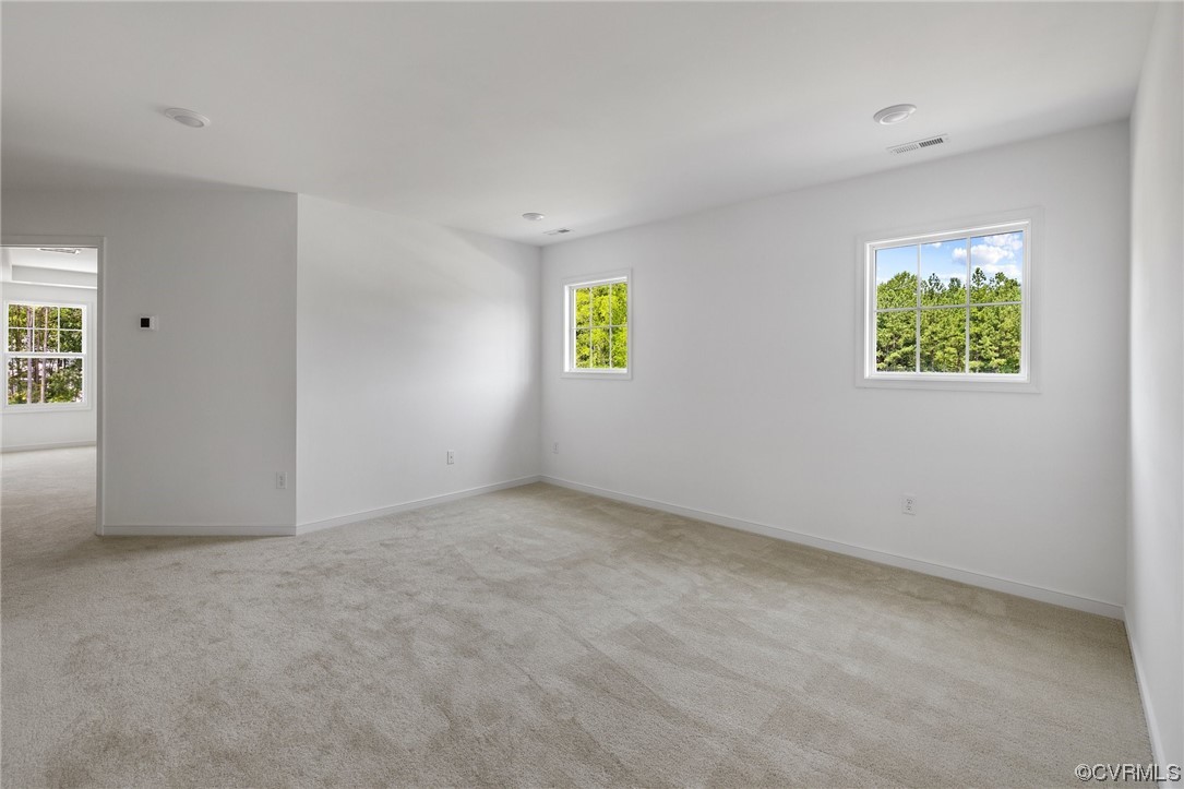 9118 Copplestone Road Chesterfield, VA 23832 - Photo 38 of 48 an empty room with windows and ceiling fan
