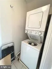 a utility room with a washer and dryer