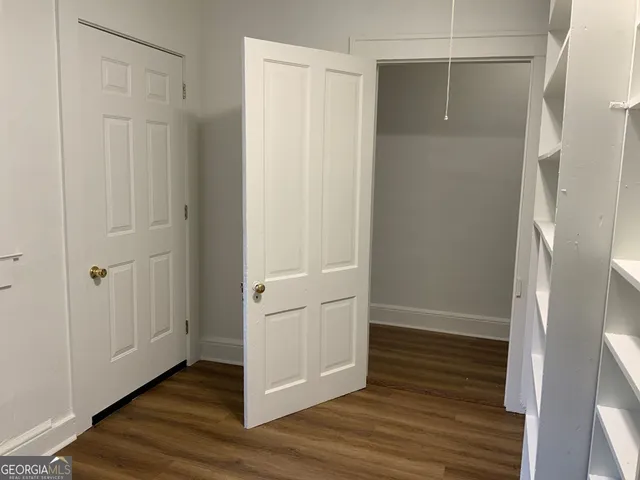 a view of wooden floor