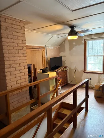 a room with storage and utility