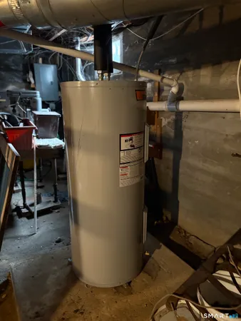 a view of water heater room