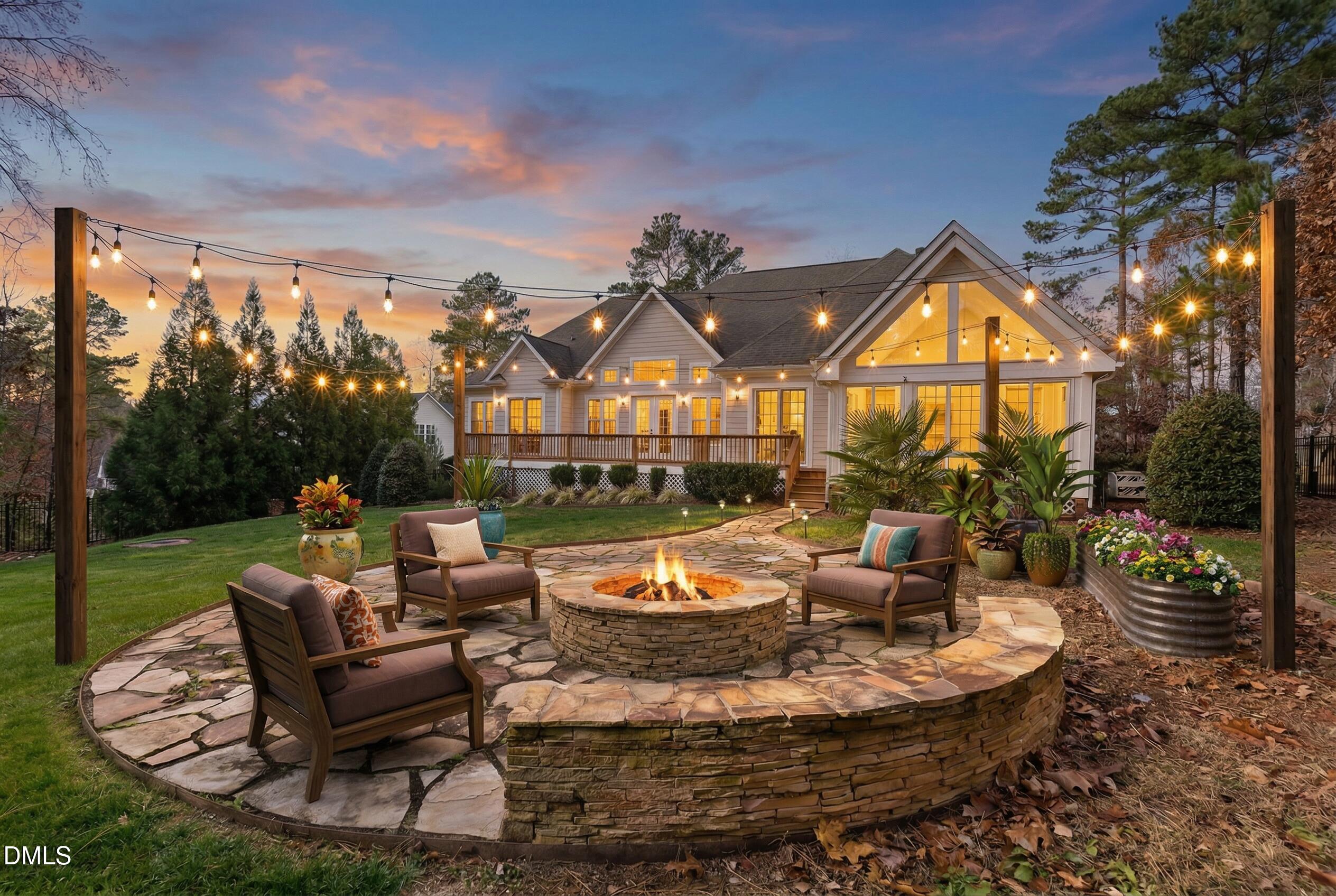 121 Chapel Ridge Drive Pittsboro, NC 27312 - Photo 4 of 100 Fire Pit Area- 121 Chapel ridge