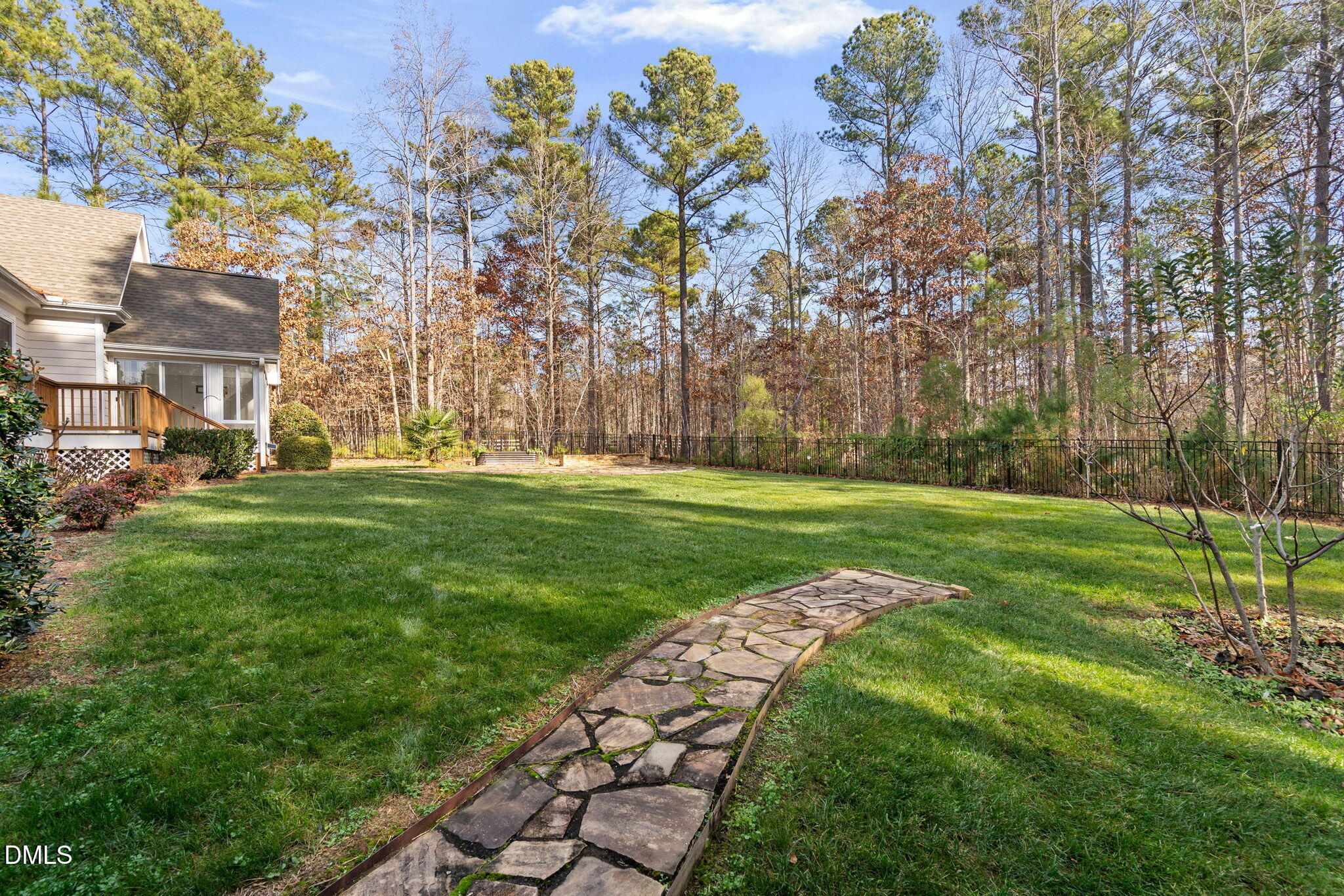 121 Chapel Ridge Drive Pittsboro, NC 27312 - Photo 73 of 100 Fenced yard- 121 Chapel Ridge